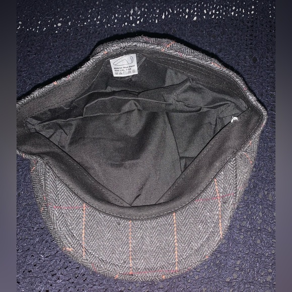 Wool Blend Flat Cap Classic Herringbone Ivy Gatsby Hat - Picture 7 of 9